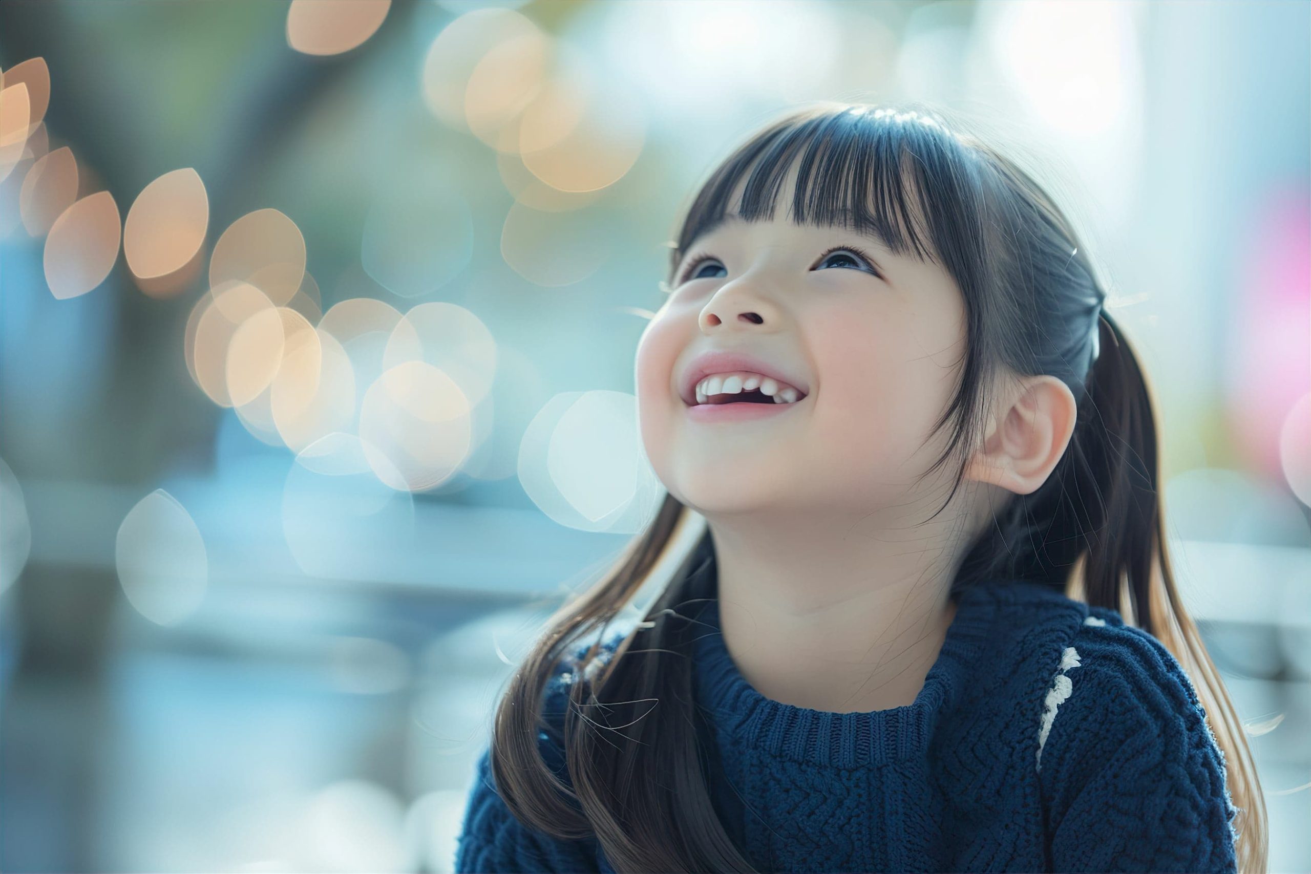 虫歯が治って笑顔の子供